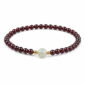 Quiet Glow Garnet & Pale Stone Bracelet, complete product on pure white