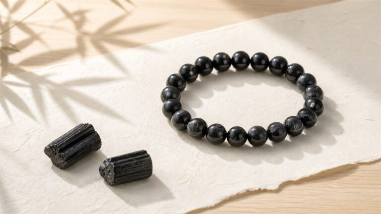 Men's Black Tourmaline Bracelet: Meaning, Size, and Care