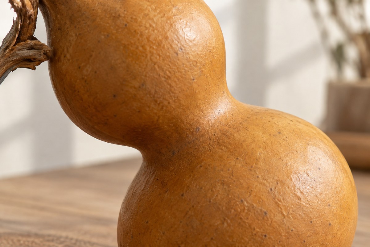 Mellow amber tones and a soft sheen follow the curve of a natural shell.